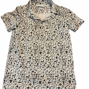 Fore fathers size 8 LIL SLUGGER baseball polo shirt